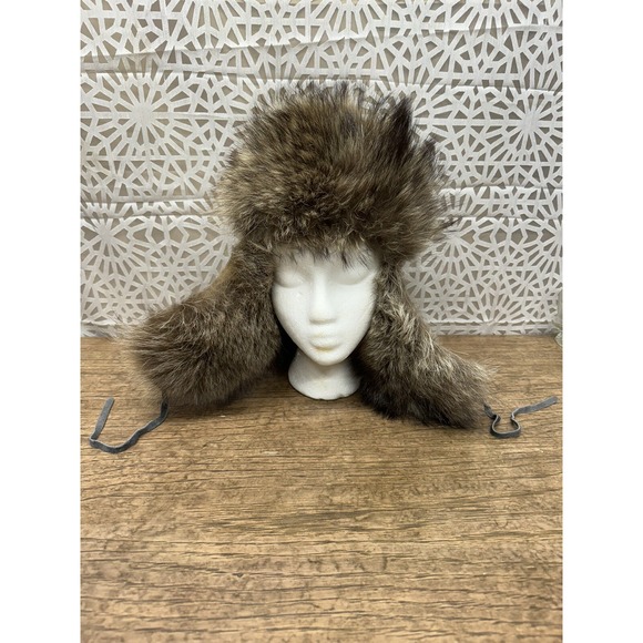 The Unbranded Brand Accessories - Vintage Brown Fur Women's‎ Trapper Hat